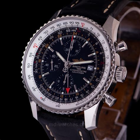 breitling navitimer world chronograph steel watch a24322|Breitling 1884 a24322 price.